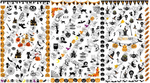 Fogli water decals - water, halloween