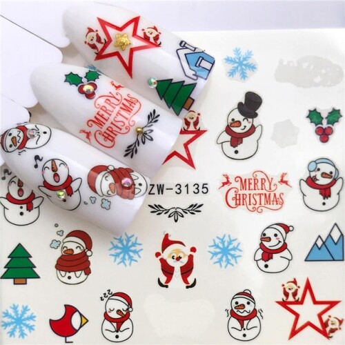 Nail art decalcomanie - decalcomanie, acqua