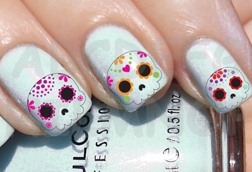 60x water decals teschi - decals, sugar