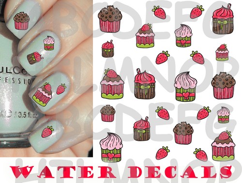 Water decals pasticcini - decals, torte