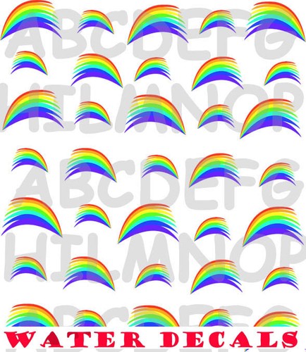 Water decals arcobaleno - water,