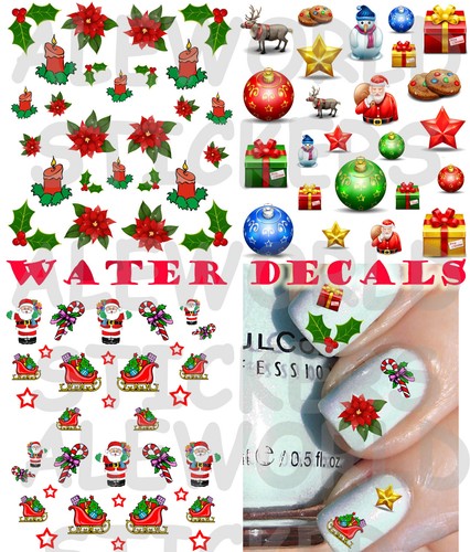 Water decals natale christmas - natale,