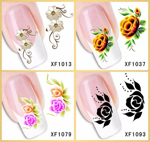 Adesivi nail art girasole - adesivi,