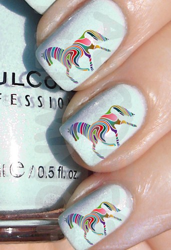 60x water decals cavallo - decals,