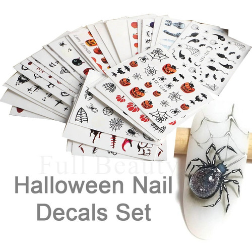 Adesivi nail art halloween - art,
