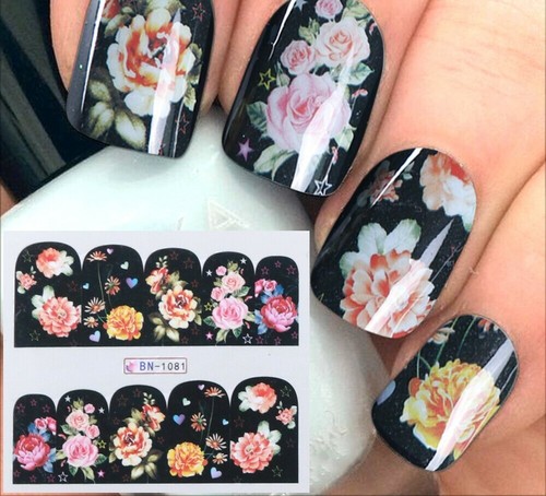 Nail art decalcomanie acqua - decalcomanie,