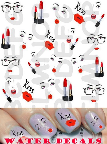 Water decals rossetto bacio - decals,