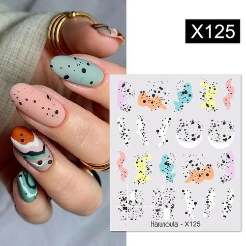Nail art decalcomanie acqua - decalcomanie,