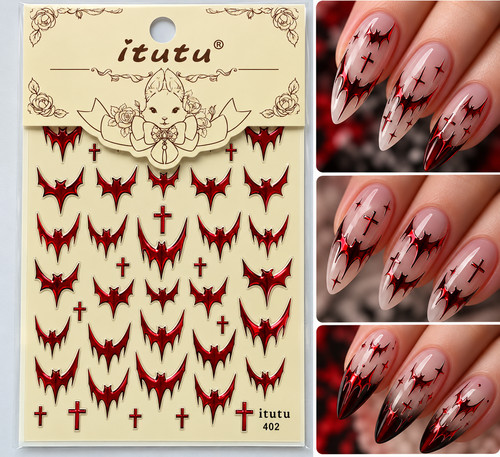 Adesivi nail art gotico - nail,