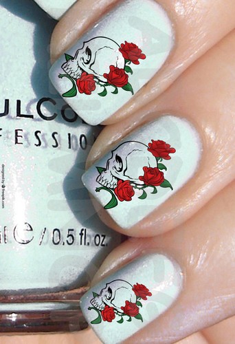 60x water decals - water, teschio