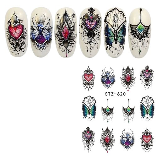 Nail art decalcomanie acqua - art,