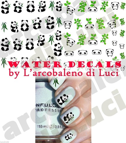 Water decals panda pandas - decals,