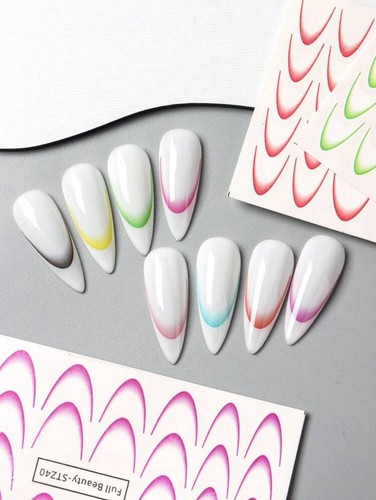 Adesivi nail art - nail, linea